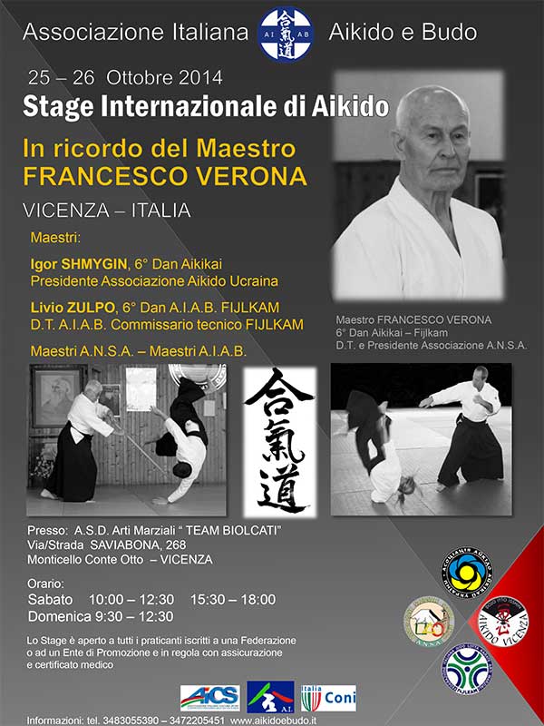 Stage Nazionale di Aikido con Igor Shmygin e Livio Zulpo