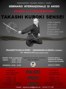 aikido vicenza dojo itto isshin associazione italiana aikido budo AIAB A.I.A.B. seminario Takashi Kuroki