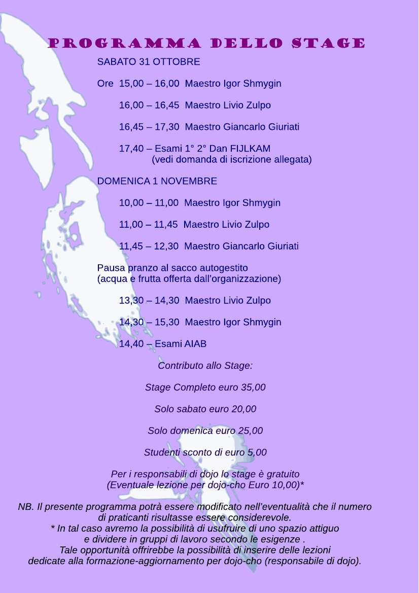 Programma AIAB - FIJLKAM